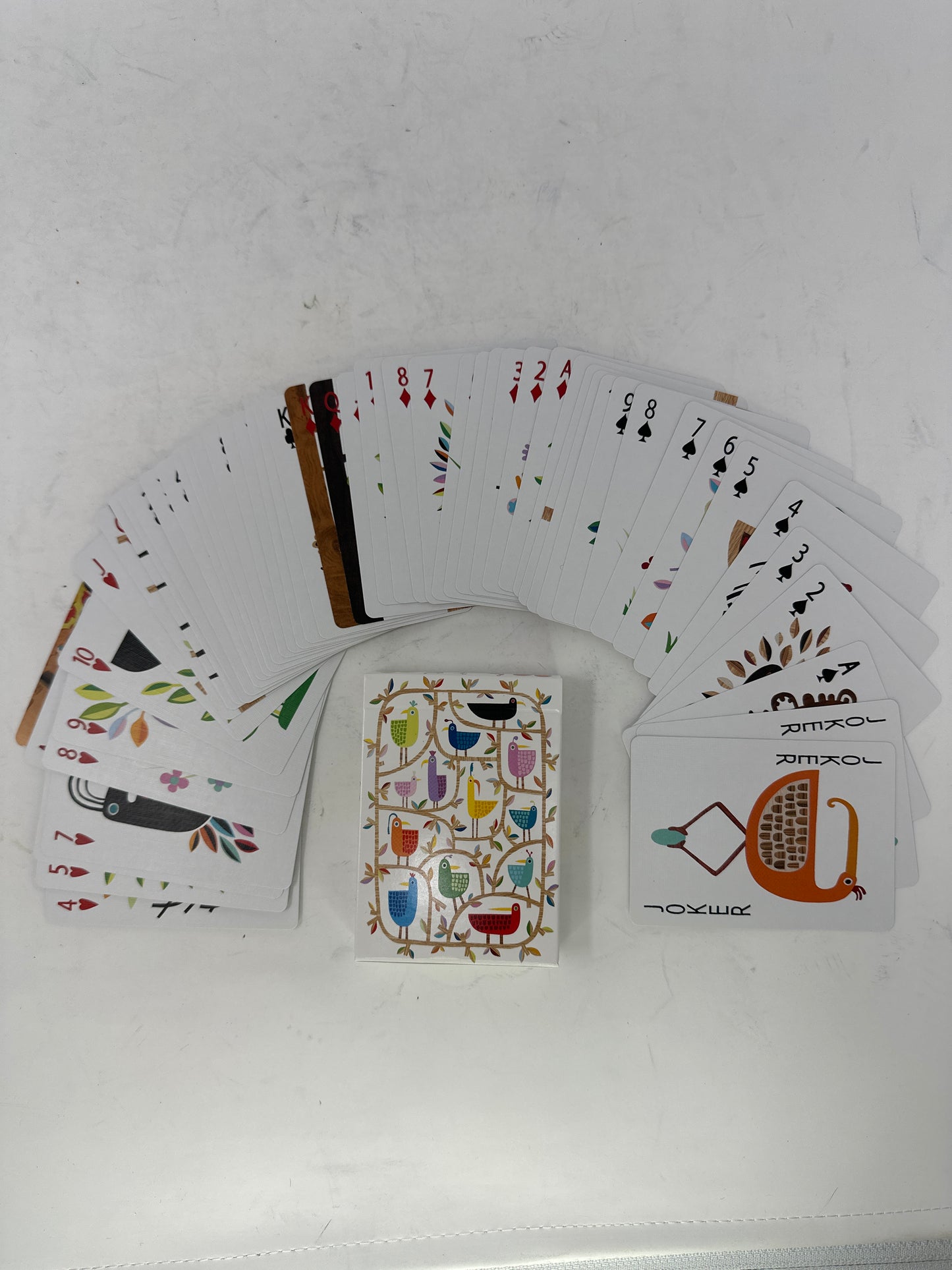 Bird Collage Playing Cards