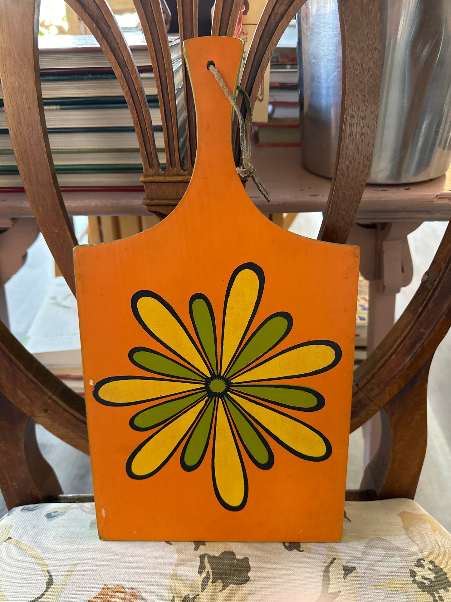 1970s Flower Cutting Board