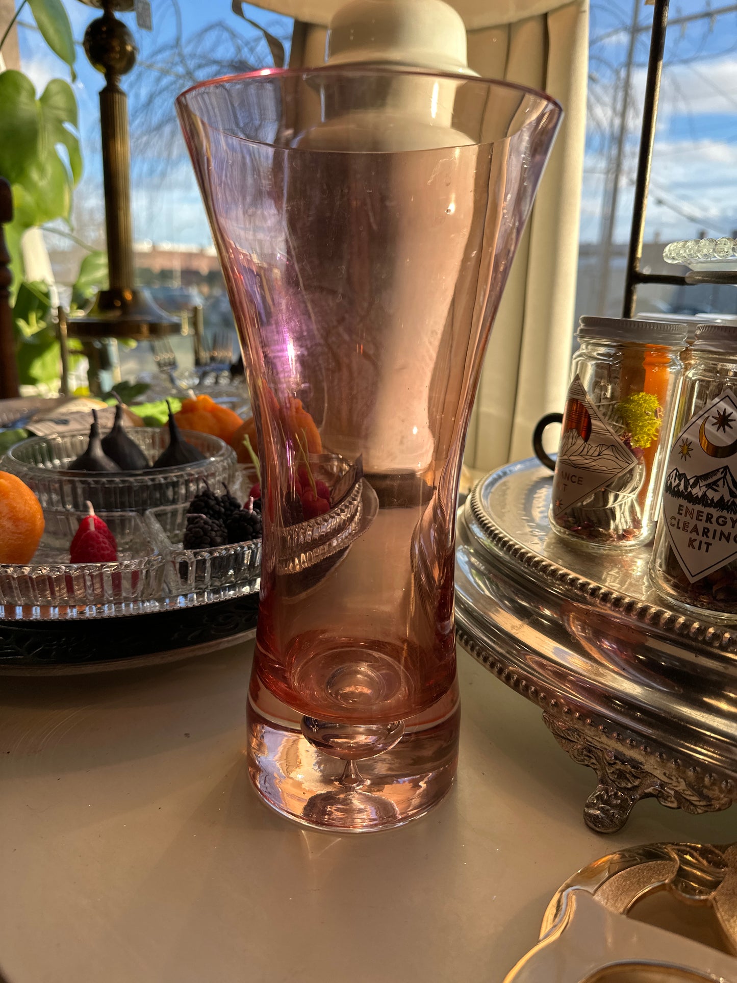 Debi Lily Pretty Illusion Cylinder Glass Vase