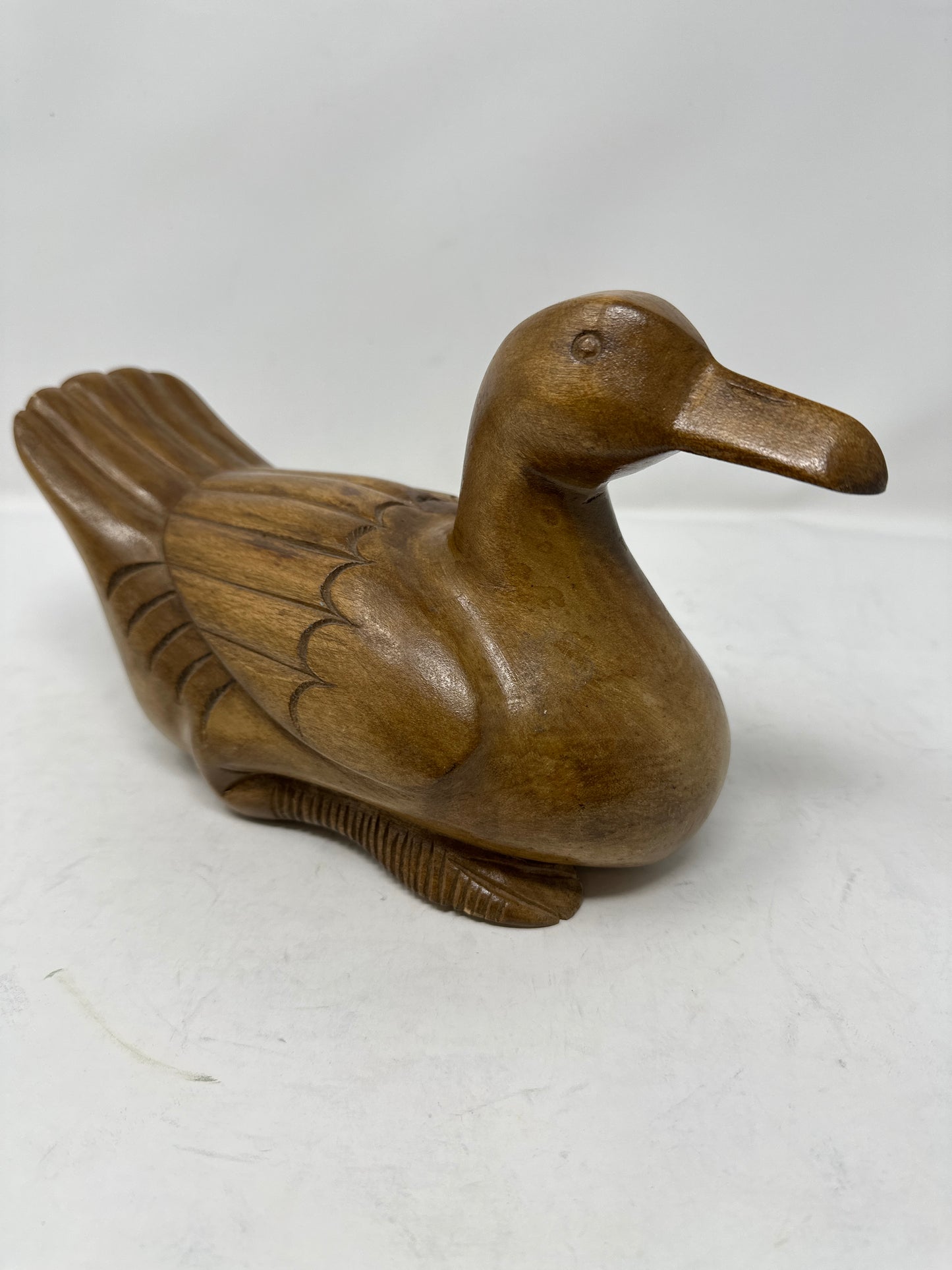 Carved Wooden Duck
