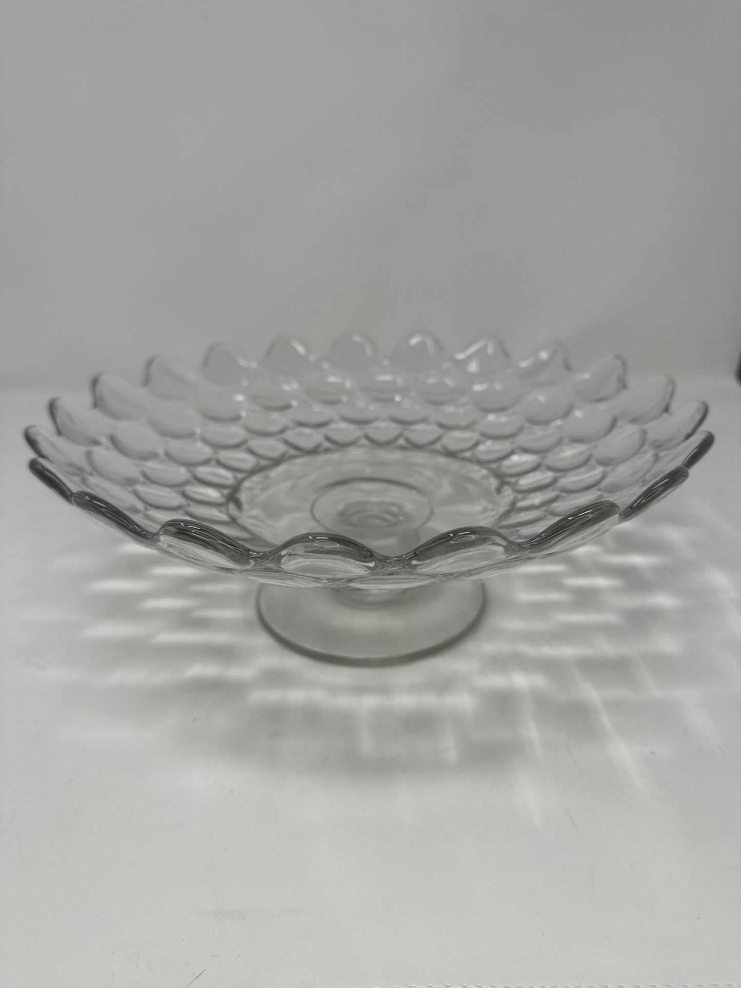 Thousand-eye Glass Pedestal Bowl