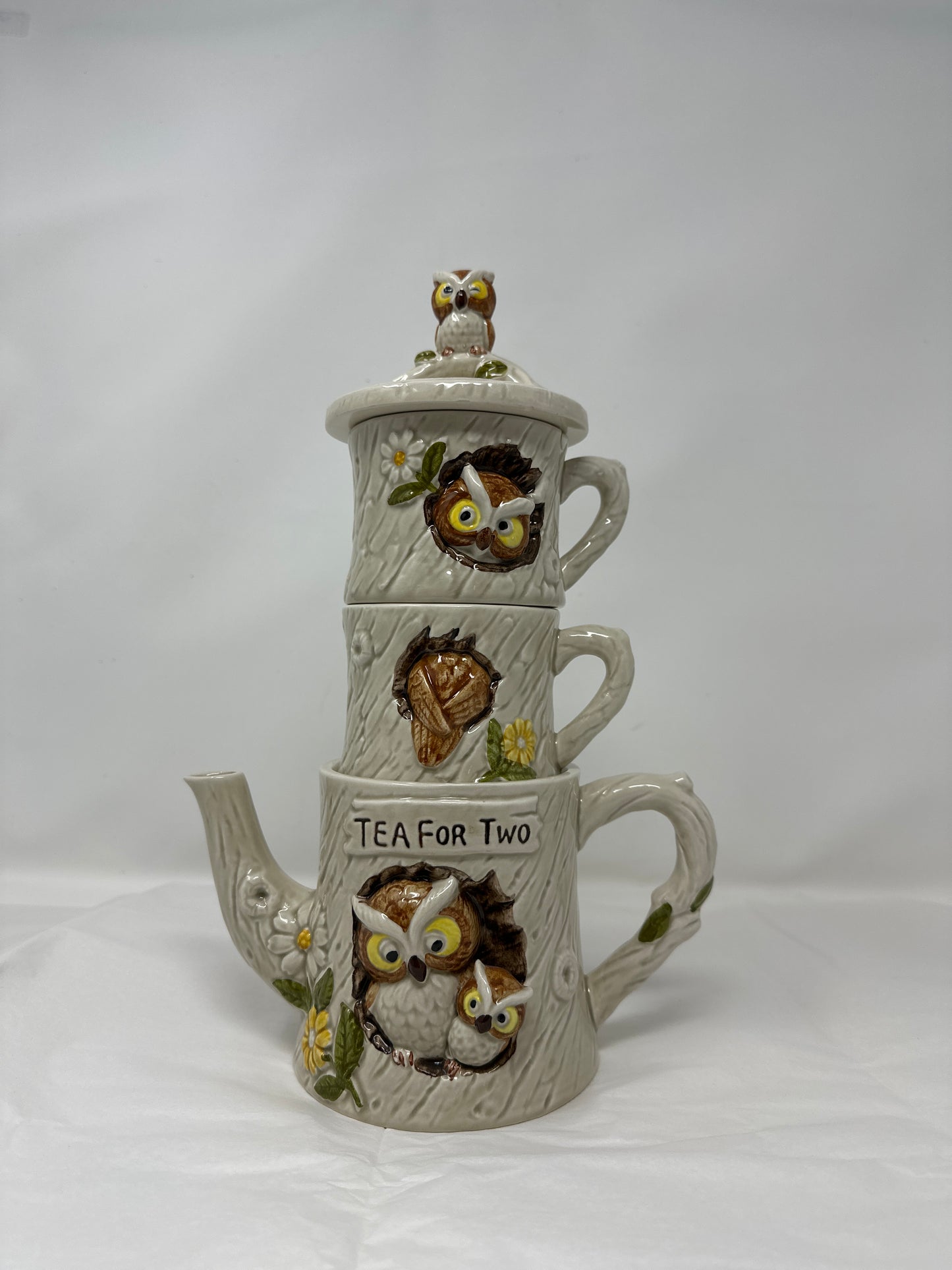 “Tea for Two” Owl Set circa 1977