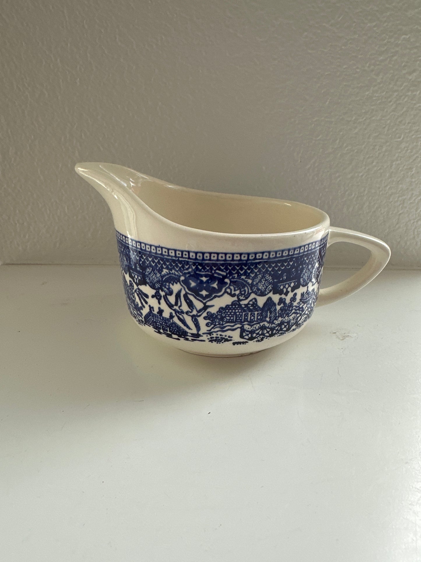 Willowware creamer