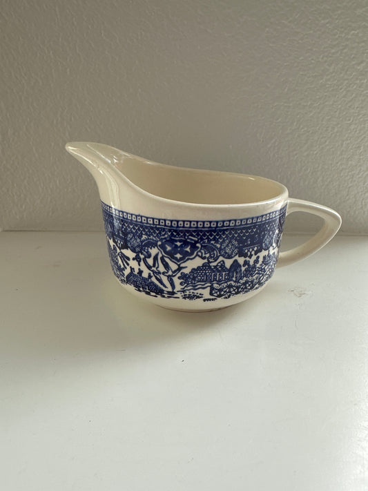 Willowware creamer