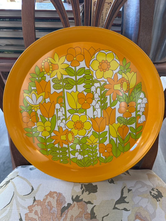 Vintage Tulip Tray