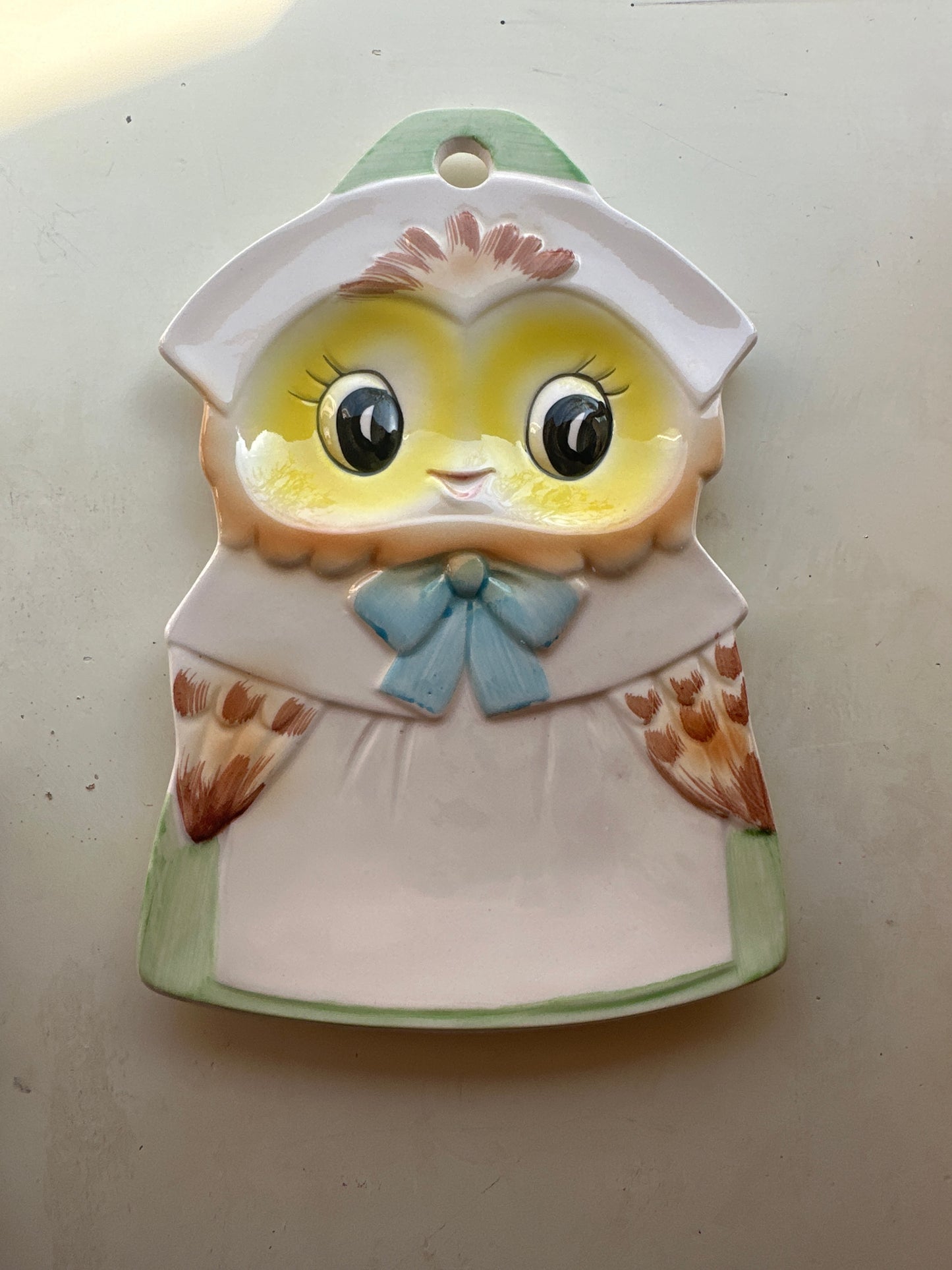 Vintage 1970s Owl Spoon Rest 2