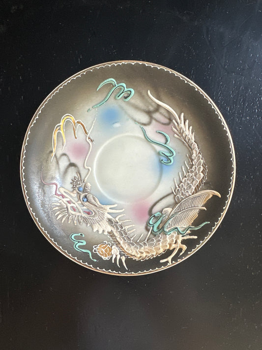 Black Dragonware Saucer