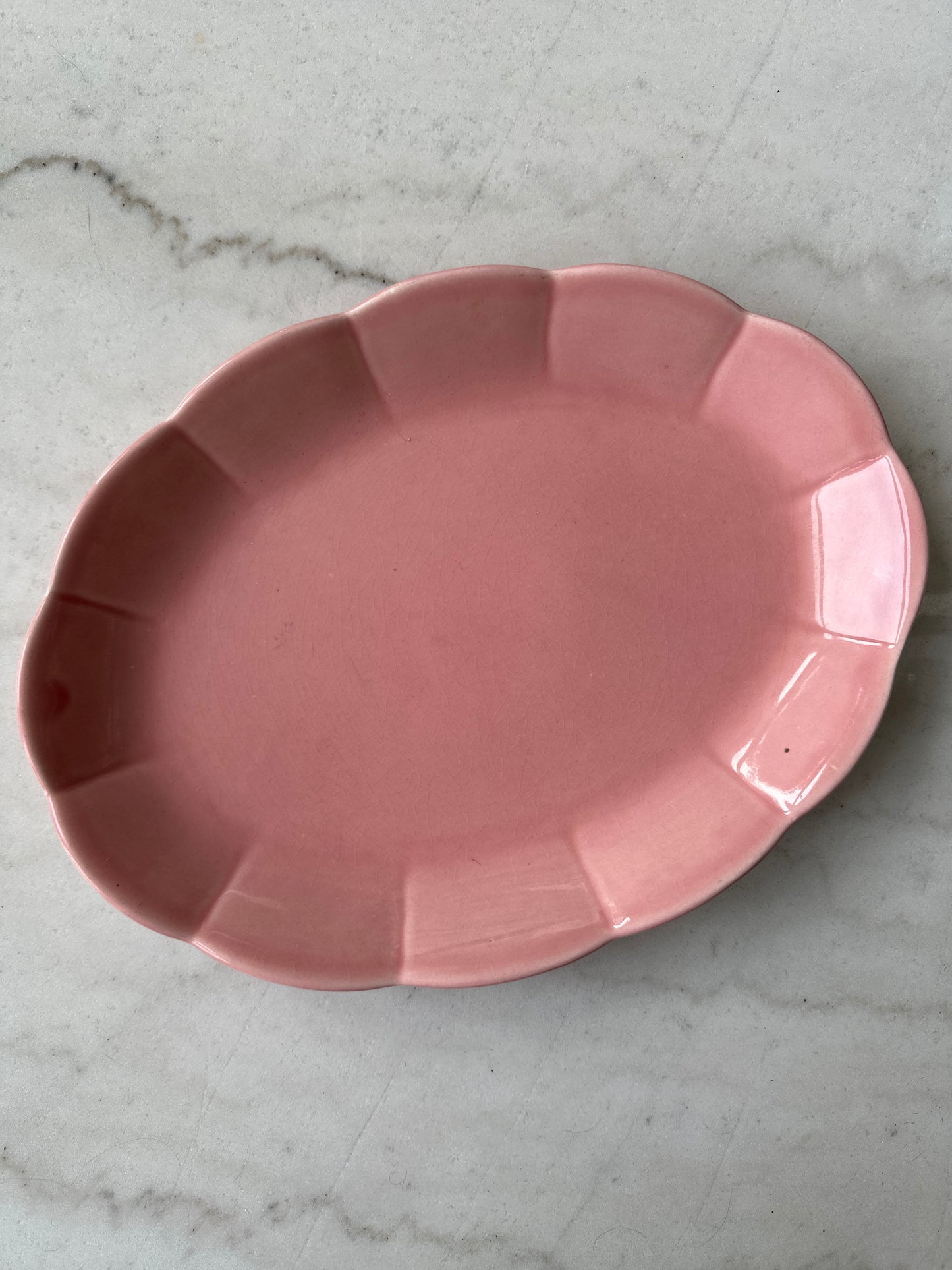 Petalware Pink Oval Platter