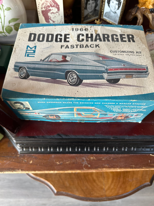 Dodge Charger Fastback Model Kit — Unassembled
