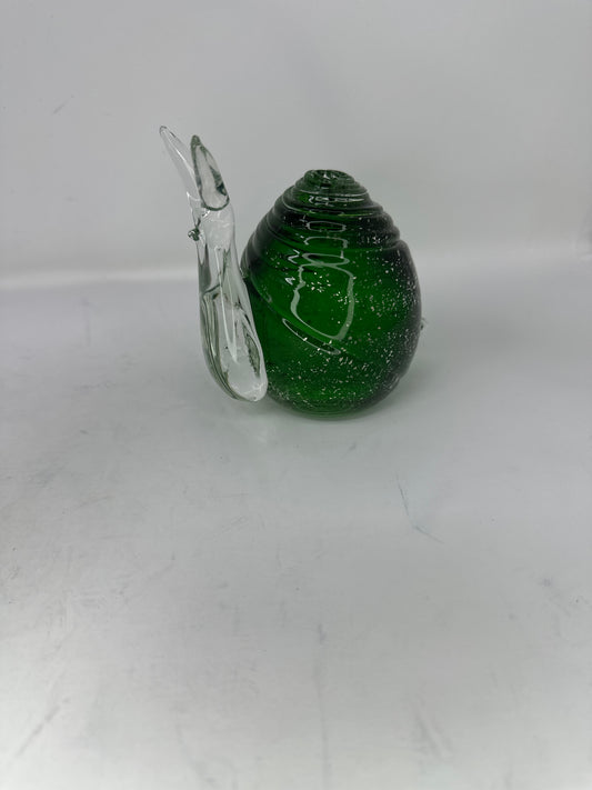 Snail Glass Art Paperweight