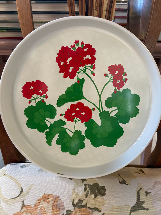 Vintage Avon Geranium Tray