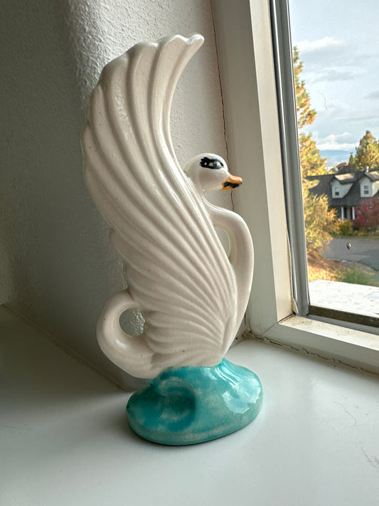 Vintage Swan Vase