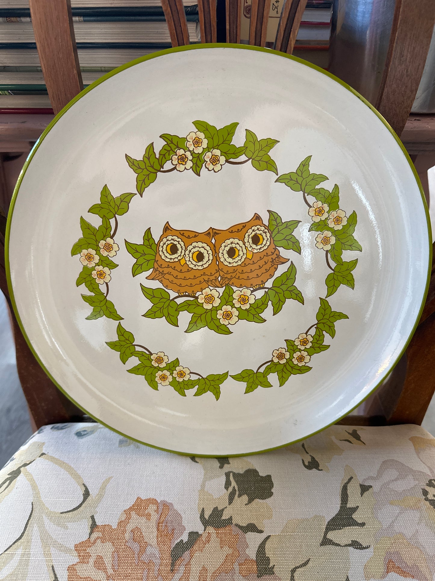 1970s Owl Pair Tray