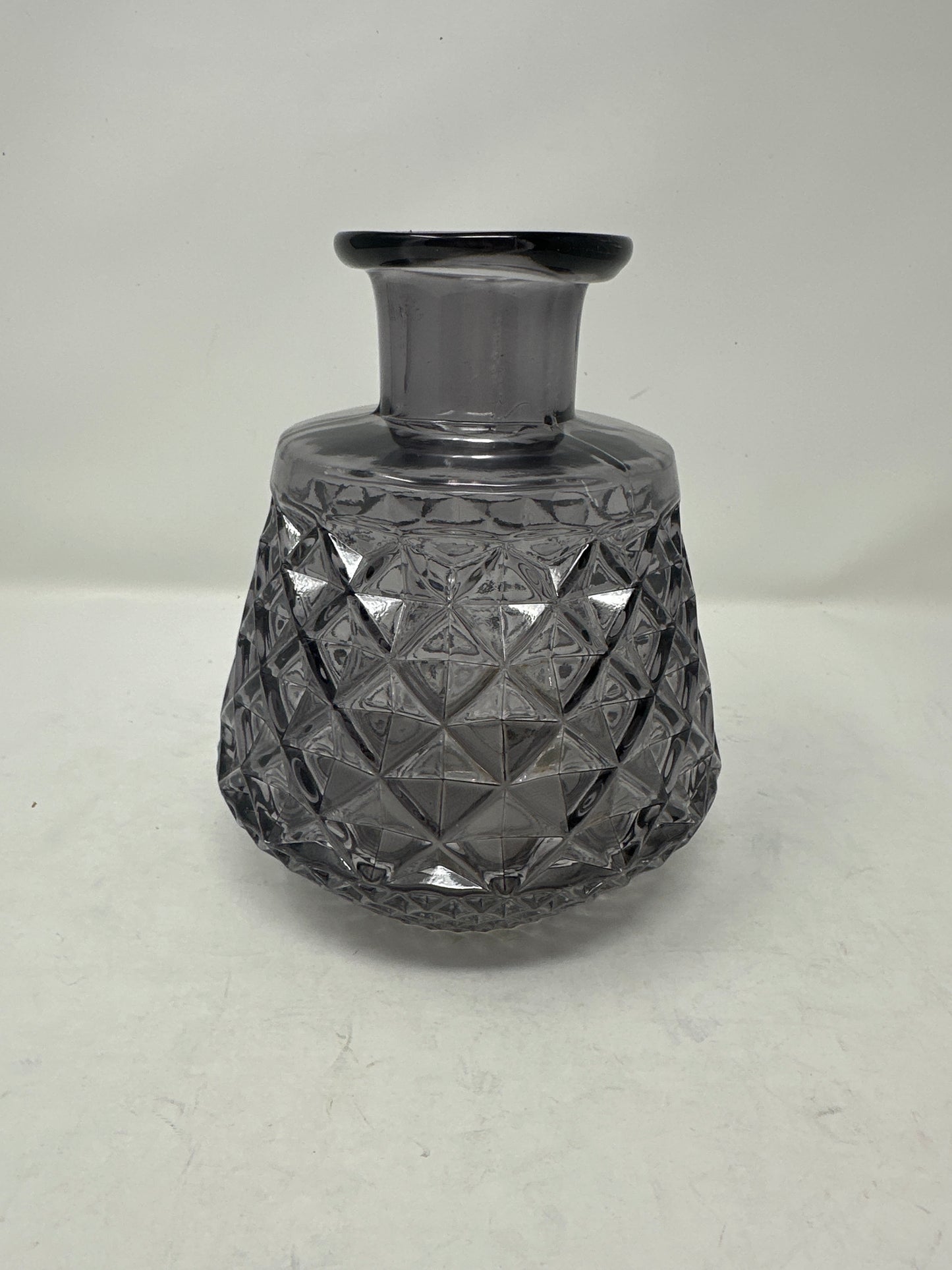 Grey Glass Vase