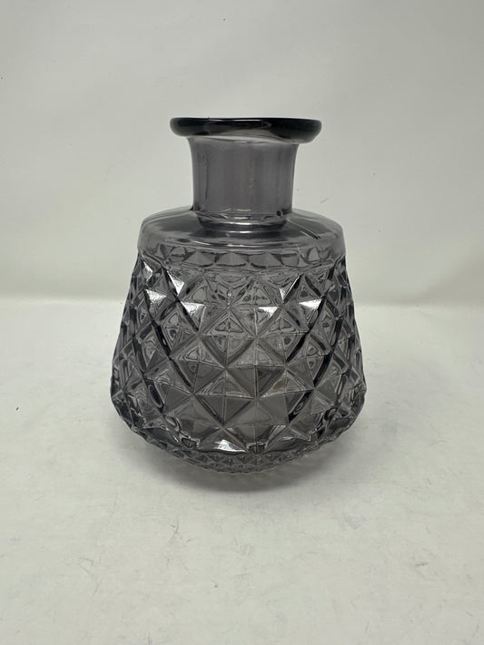 Grey Glass Vase