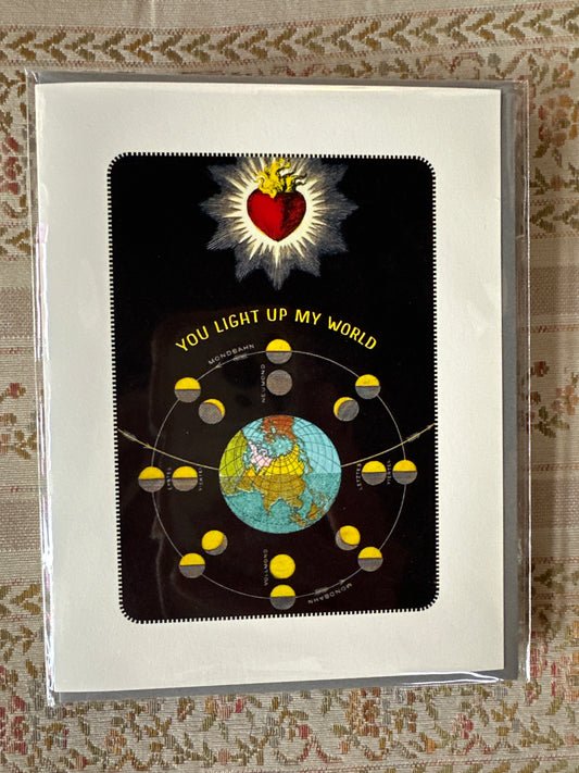 You Light Up My World Card