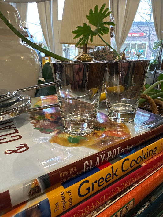 Lusterware Doubleshot Whiskey Glasses