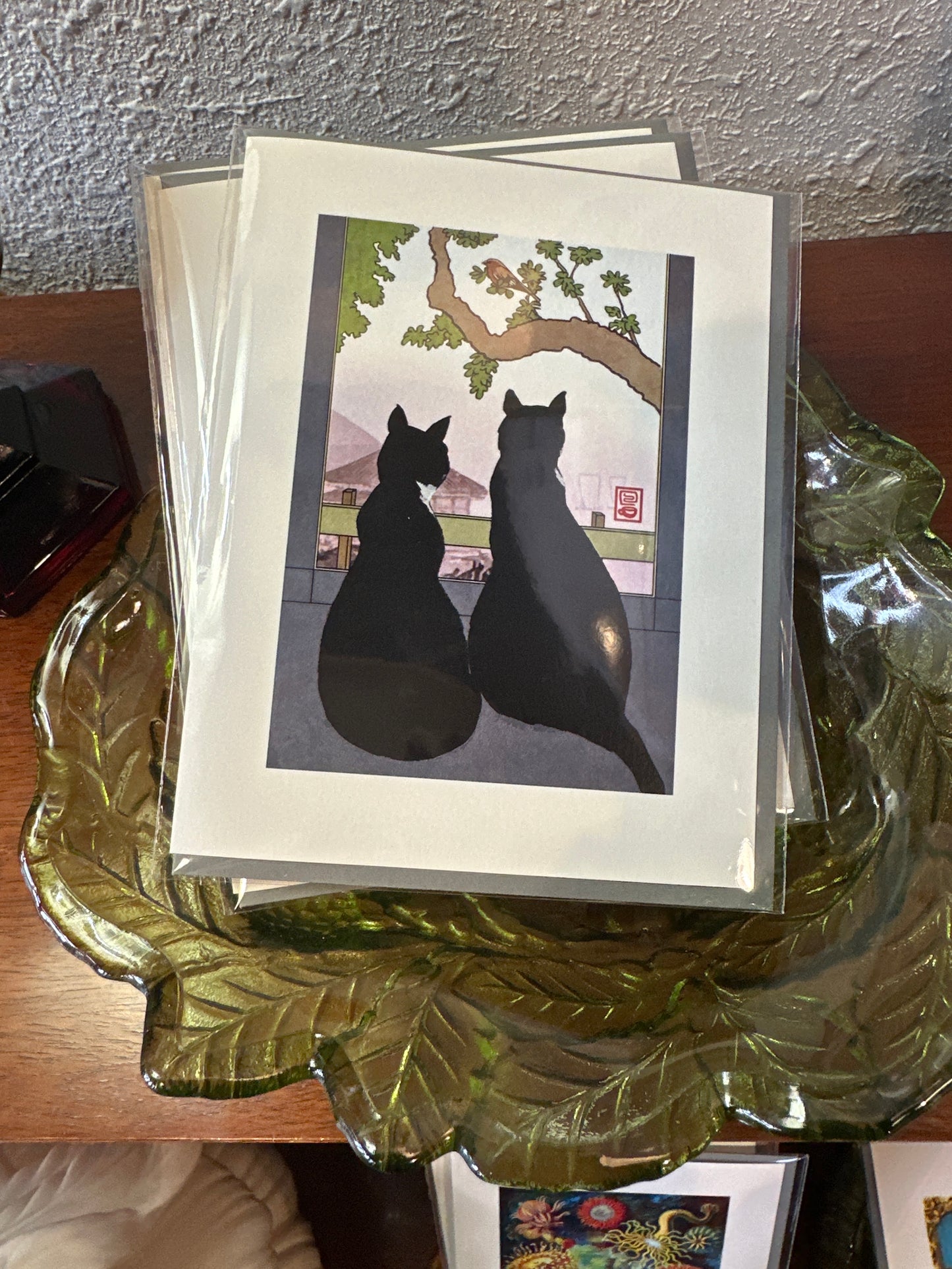 Bird Watch Cat Card